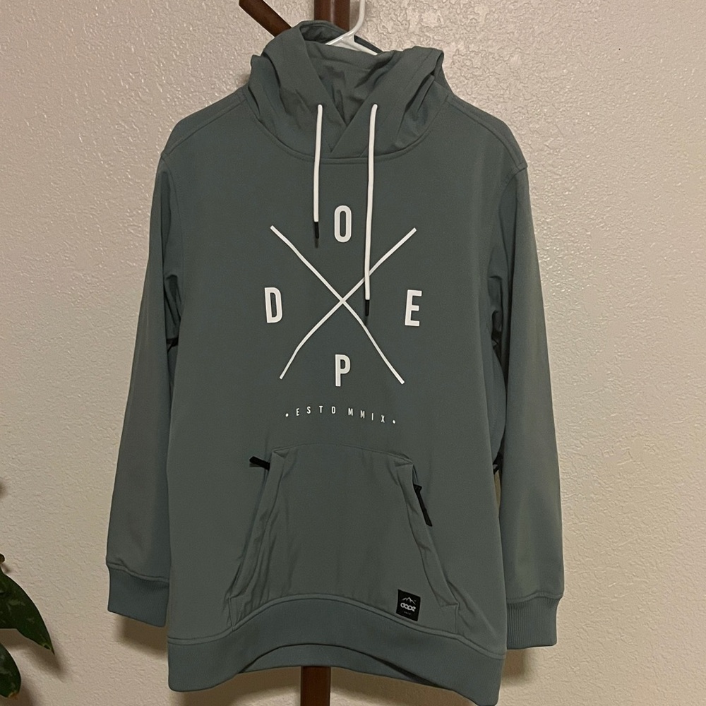 DOPE  Sage Green Hoodie Jacket